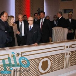 خادم الحرمين يسلم رئاسة القمة العربية للرئيس التونسي