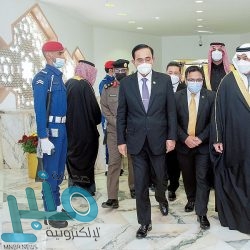 رئيس مركز المظيلف يزور مدرسة الملك فهد بالمظيلف لمشاركة الطلاب العودة الحضورية