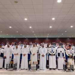 الفالح والسواحة والخطيب يزورون جناح وزارة الداخلية في معرض الدفاع العالمي