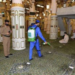 طالبات كلية الحرم المكي الشريف يشاركن في منظومة العمل التطوعي بالمسجد الحرام