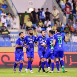 النصر يفوز على العدالة برباعية وينفرد بالوصافة