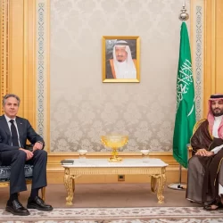 سمو ولي العهد يستقبل وزير الخارجية البريطاني