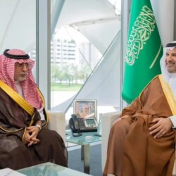 سمو المستشار الخاص لخادم الحرمين الشريفين نائب وزير الحرس الوطني يجتمع بقيادات الوزارة