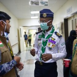 للمرة الأولى .. 20 من زهرات وفتيات كشافة تعليم الليث يشاركن في موسم حج 1445هـ