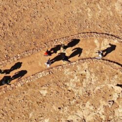 شوارع وميادين جدة تتوشح باللون الأخضر احتفالًا بفوز المملكة باستضافة كأس العالم 2034