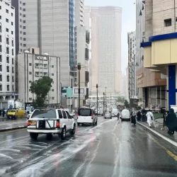 أمطار غزيرة على منطقة الباحة