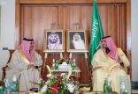 الأمير عبدالعزيز بن سعود يستقبل عددًا من وزراء الداخلية العرب