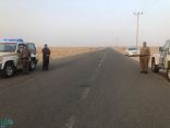 شرطة المظيلف تمشط قرى القنفذة للتأكد من تطبيق منع التجول