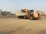 بلدية القوز تبدأ حملة لإزالة المخلفات وتحسين المشهد الحضري
