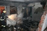 إصابة حارس عقار على إثر حريق شب بمنزل بحي العوالي بمكة