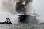حريق في ناقلة بترول بميناء إماراتي يسفر عن حالة وفاة وإصابات