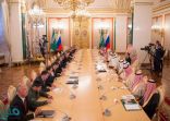 الملك سلمان والرئيس بوتين يعقدان جلسة مباحثات رسمية