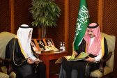 نائب أمير منطقة مكة المكرمة يستقبل رئيس جامعة الطائف الدكتور يوسف عسيري
