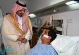 أمير منطقة عسير يزور المصاب الشهري بمستشفى النماص