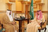 الأمير بدر بن سلطان يستقبل مدير تعليم مكة المكلف