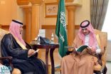 نائب أمير مكة يلتقى مدير فرع مركز المعلومات الوطني في المنطقة