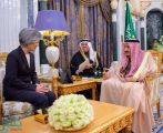 خادم الحرمين الشريفين يستقبل وزيرة خارجية كوريا الجنوبية