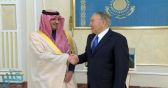وزير الداخلية يقابل رئيس جمهورية كازاخستان بأستانا