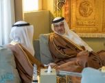 ولي عهد البحرين يستقبل وزير الصحة