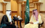 نائب أمير مكة يستقبل مدير مكافحة المخدرات بالمنطقة ويهنئه بمناسبة تعيينه