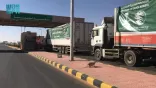 58 شاحنة إغاثية مقدمة من مركز الملك سلمان للإغاثة تعبر منفذ الوديعة متوجهة إلى عدة محافظات يمنية