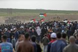 إصابة مئات الفلسطينيين في المسيرات السلمية في قطاع غزة