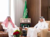 سمو أمير الباحة يلتقي وزير النقل خلال زيارة سموه للوزارة لبحث احتياجات المنطقة