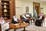 محافظ جدة يستقبل مدير عام فرع وزارة البيئة والمياه والزراعة بمنطقة مكة المكرمة