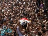 آلاف الفلسطينيين يشيعون جثماني شهيدين سقطوا فى “مليونية القدس”
