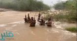 بالفيديو.. المرابطون وسط السيول الجارفة لتحرير اليمن