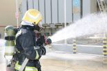 الدفاع المدني بالعاصمة المقدسة يجري تجربة فرضية في محطة توليد كهرباء