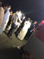 صور .. نجاة 4 أشخاص بعد حادث انقلاب بميدان المجدوعي بجدة