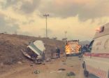 إصابة 7 معلمات إثر انقلاب حافلة جنوب الطائف