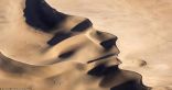 وجه إنسان عملاق يظهر في صحراء ناميبيا