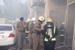 الدفاع المدني يباشر حريقا ببدروم عمارة سكنية في مكة