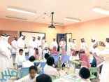مكتب التعليم بحلي ينظم برنامج تبادل الزيارات لرواد النشاط