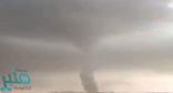 بالفيديو.. إعصار قمعي يضرب جنوب الوجه دون إصابات