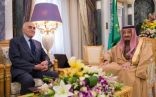 خادم الحرمين الشريفين يستقبل رئيس مجلس إدارة صندوق القدس