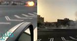 بالفيديو.. حادث تفحيط بالرياض وتحطم المركبة