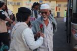 استمرار توافد الحجاج اليمنيين عبر منفذ الوديعة الحدودي بنجران