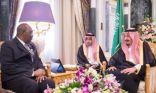 خادم الحرمين الشريفين يسقبل رئيس الجمعية الوطنية بتشاد