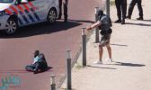 شاهد.. الشرطة الهولندية تطلق النار على رجل طعن 3 أشخاص في لاهاي