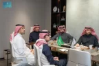 وزير الصناعة والثروة المعدنية يعقد اجتماعًا مع الملحقين التجاريين للمملكة في الخارج
