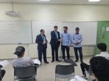 “مدير عام التدريب التقني والمهني بمنطقة الباحة يزور المدربين ويهنئهم بـ اليوم العالمي للمعلم”