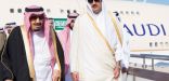 أمير قطر : نحرص على تقوية العلاقات التي أرسى دعائمها الآباء والأجداد مع المملكة