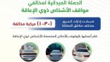 المرور: ضبط 1030 مركبة مخالفة متوقفة في الأماكن المخصصة لذوي الإعاقة
