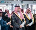 الأمير سلمان بن سلطان يتفقّد سير الأعمال التشغيلية في محطة قطار الحرمين السريع بالمدينة المنورة