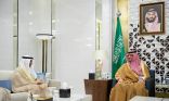 عبدالعزيز بن سعود يستقبل أمين عام مجلس التعاون لدول الخليج العربية