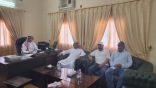 رئيس مركز شدا الاعلى يستقبل خبراء مركز البذور والتقاوي والشتلات بمنطقة الباحة