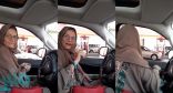 موقف طريف لمواطنات التقوا بسياراتهن في محطة وقود .. فيديو